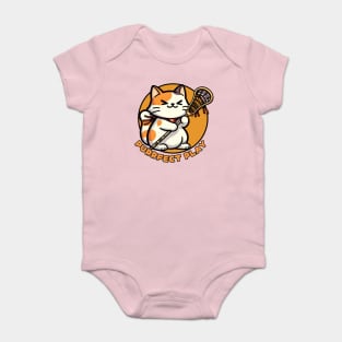 Lacrosse kitty Baby Bodysuit